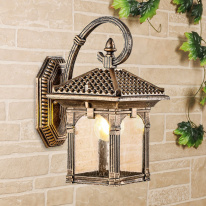 Фото Светильник настенный Elektrostandard Corvus D черное золото (GL 1021D)