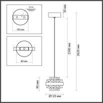 Подвесной светильник Odeon Light 5031/6L Купить Подвесной светильник Odeon Light 5031/6L