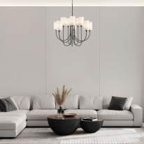 Подвесная люстра Eurosvet 60164/10 черный в интернет магазине Гет Лайт