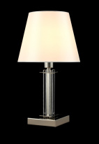 Настольная лампа Crystal Lux NICOLAS LG1 NICKEL/WHITE Купить с доставкой по Москве и России Настольная лампа Crystal Lux NICOLAS LG1 NICKEL/WHITE