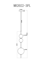 Подвесной светильник MyFar MR2022-3PL в интернет магазине Гет Лайт