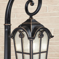 Цена на Садово-парковый светильник Elektrostandard Mira F черное золото (GL 1001F)