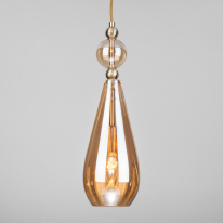 Фото Подвесной светильник Eurosvet 50202/1 янтарный