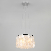 Фото Подвесная люстра Eurosvet 60005/3 хром/перламутр