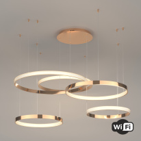 Фото Подвесная люстра Eurosvet 90275/5 медный Smart