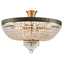 Фото Люстра на штанге Natali Kovaltseva BAROCCO 81404/8C ANTIQUE