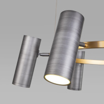 Купить Подвесная люстра Eurosvet 90103/6 матовый серый/золото