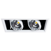 Встраиваемый светильник ARTE Lamp A8450PL-2WH Фото Встраиваемый светильник ARTE Lamp A8450PL-2WH