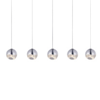 Фото Подвесной светильник DeLight Collection SD3301-5U nickel