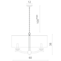 Подвесная люстра Divinare 1163/01 SP-6 в интернет магазине Гет Лайт