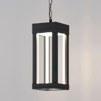 Фото Подвесной уличный светильник Elektrostandard 1528 TECHNO LED чёрный