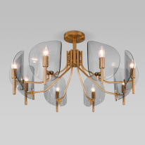 Фото Люстра на штанге Eurosvet 60135/8 латунь