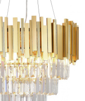 Цена на Подвесная люстра Natali Kovaltseva BELLEZZA 81427/8C GOLD