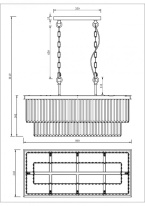 Купить Подвесная люстра Maytoni MOD085PL-08BS