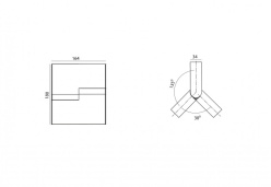 Купить Накладной светильник Donolux DL18786/06C Black