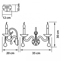 Цена на Бра Lightstar 722624
