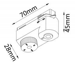 Купить Адаптер Crystal Lux CLT 0.212 01 BL