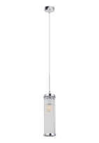 Подвесной светильник Crystal Lux TADEO SP1 D100 CHROME/TRANSPARENTE Фото Подвесной светильник Crystal Lux TADEO SP1 D100 CHROME/TRANSPARENTE