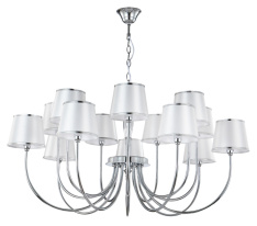 Фото Подвесная люстра Crystal Lux FAVOR SP7+7 CHROME
