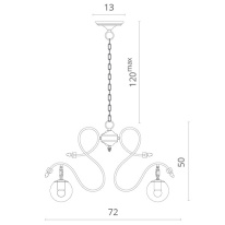 Подвесная люстра Divinare 8055/01 LM-5 в интернет магазине Гет Лайт