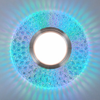 Встраиваемый светильник Elektrostandard 2220 MR16 CL прозрачный подсветка мульти в интернет магазине Гет Лайт