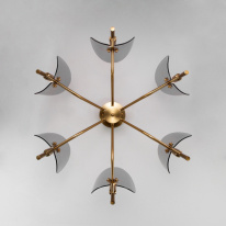 Цена на Люстра на штанге Eurosvet 60135/6 латунь