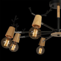 Цена на Люстра на штанге LOFT IT 10024/8 Black