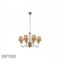 Фото Подвесная люстра iLamp P2406-8 Nickel