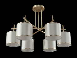 Люстра на штанге Crystal Lux SERGIO PL6 GOLD Купить Люстра на штанге Crystal Lux SERGIO PL6 GOLD
