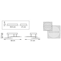 Купить с доставкой по Москве и России Накладная люстра Lightstar 738063