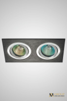 Фото Встраиваемый светильник AM Group AM125 BK-CH