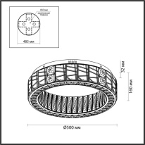 Накладная люстра Odeon Light 5071/60CL Купить Накладная люстра Odeon Light 5071/60CL