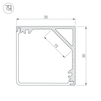 Купить Профиль Arlight 046182