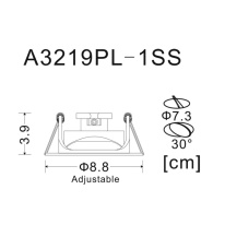 Встраиваемый светильник ARTE Lamp A3219PL-1SS Цена на Встраиваемый светильник ARTE Lamp A3219PL-1SS