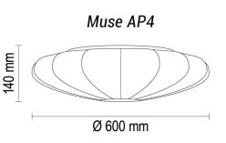 Цена на Накладной светильник TopDecor Muse AP4 10 10s