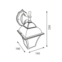 Купить Светильник настенный Elektrostandard GL 1009D шоколад