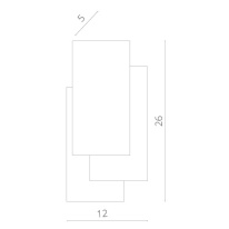 Купить Бра ARTE Lamp A1718AP-1WH