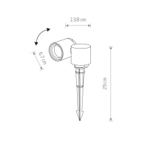 Купить Грунтовый светильник Nowodvorski 8161