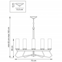 Цена на Подвесная люстра Lightstar 723085