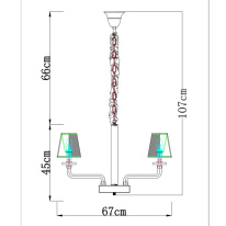 Цена на Подвесная люстра Divinare 1700/02 LM-6