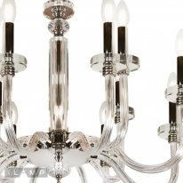 Цена на Подвесная люстра iLamp P9474-8+4 Nickel