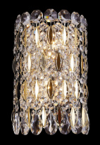 Купить Бра Crystal Lux LIRICA AP2 CHROME/GOLD-TRANSPARENT