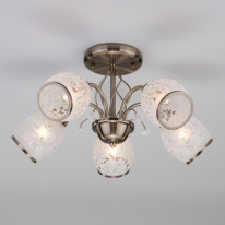 Фото Люстра на штанге Eurosvet 30026/5 античная бронза