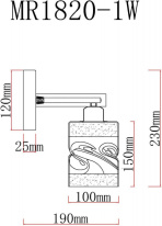 Купить Бра MyFar MR1820-1W