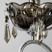 Цена на Бра Eurosvet 10103/1 хром/дымчатый хрусталь Strotskis