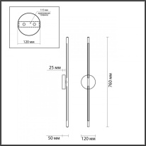 Бра Odeon Light 4324/12WL Бра Odeon Light 4324/12WL в интернет магазине Гет Лайт