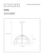 Купить с доставкой по Москве и России Подвесной светильник LUCIDE 76464/01/30