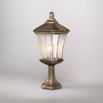 Фото Садово-парковый светильник Elektrostandard Virgo S черное золото (арт. GLXT-1450S)