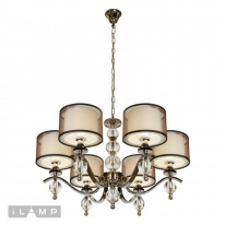 Подвесная люстра iLamp P2335-6 nic в интернет магазине Гет Лайт