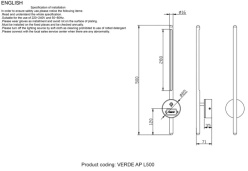 Бра Crystal Lux VERDE AP L500 GOLD в интернет магазине Гет Лайт
